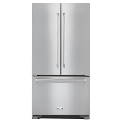 Openbox of Kitchenaid® 22 cu.ft. 36-Inch Width Counter Depth French Door Refrigerator with Interior Dispense KRFC302ESS (3 years warranty)