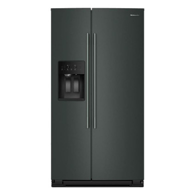 Kitchenaid® 20.8 Cu. Ft. Counter-Depth Side-by-Side Refrigerator with Exterior Ice and Water Dispenser in Junipe KRSC536RJP
