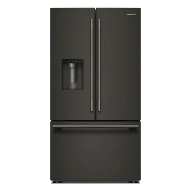 Kitchenaid® 30 cu. ft. French Door Refrigerator with Exterior Water and Ice KRFF436SBE