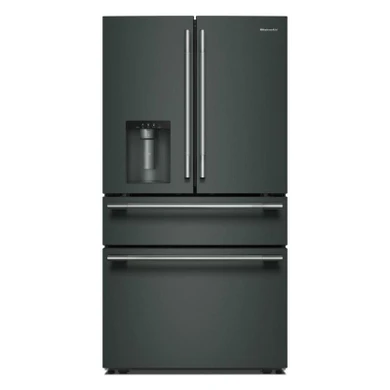 Kitchenaid® 29 cu. ft. French Door Refrigerator with Exterior Water and Ice and FreshChill™ Full-Width Refrigerated Drawer KRMF436SJP