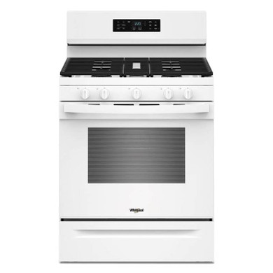Whirlpool® 30-inch Gas Range with Air Cooking Technology and Steam Clean WFGS4530SW