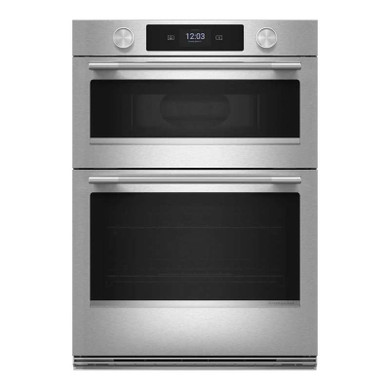 Kitchenaid® 27-inch Smart Electric Combo Wall Oven with Assisted Cooking Modes - PrintShield™ Finish KOEC727SPS