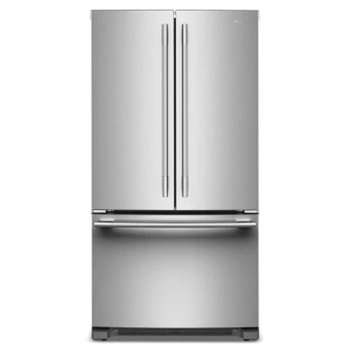 Kitchenaid® 25 Cu. Ft. 36-Inch Standard-Depth French Door Refrigerator with Internal Water Dispenser KRFF136SPS