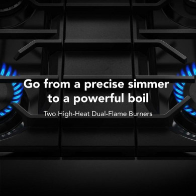 Kitchenaid® 30-Inch 4 Burner Commercial-Style Dual Fuel Range with No Preheat Air Fry Mode KFDS930SWF