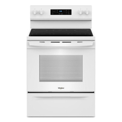 Open box of Whirlpool® 30-inch Electric Range with Steam Clean YWFES3330RW (3 years warranty)
