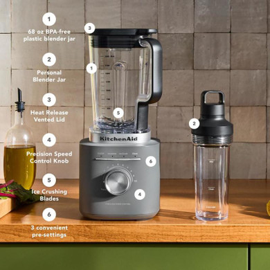KitchenAid® Pure Power Blender with Personal Blending Jar KSB2079DG