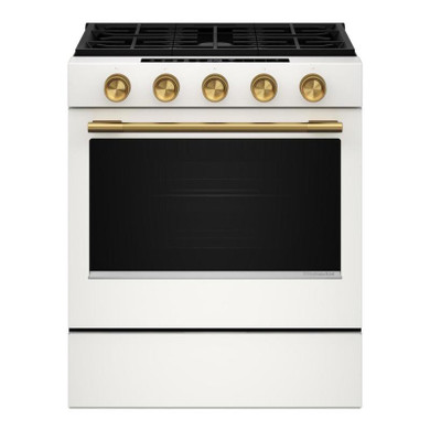 Kitchenaid® 5.0 Cu. Ft. Smart Slide-in Gas Range with Convection Cooking Modes and 2-in-1 Burner KSGS530SPL
