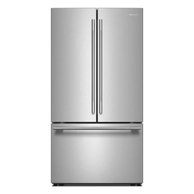 OPEN BOX Kitchenaid® 31 cu. ft. French Door Refrigerator with Interior Water and Ice KRFF336SPS