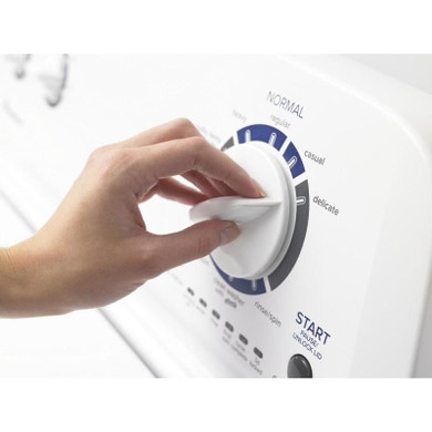 OPEN BOX Amana 4.0 cu. ft. Top-Load Washer with Dual Action Agitator NTW4516FW