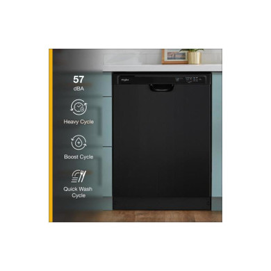 Whirlpool® Quiet Dishwasher with Boost Cycle WDF341PAPB