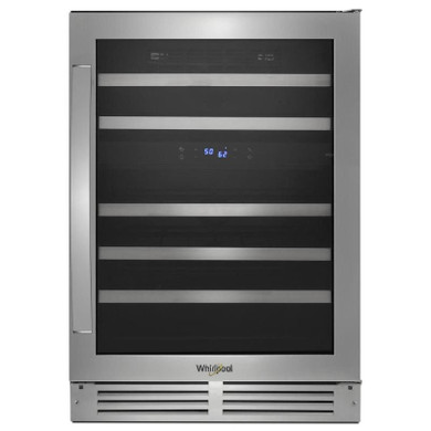 Whirlpool® 24” Wide Undercounter Wine Center-46 Bottles WUW55X24HS
