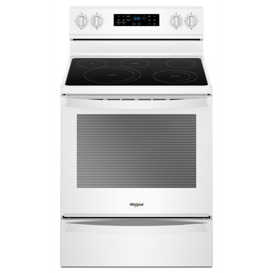 Whirlpool® 6.4 Cu. Ft. Freestanding Electric Range with Frozen Bake™ Technology YWFE775H0HW