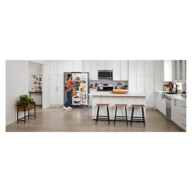 Maytag® 36-Inch Wide Side-by-Side Refrigerator with Exterior Ice and Water Dispenser - 25 Cu. Ft. MSS25C4MGZ