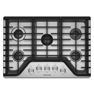 Kitchenaid® 30" 5-Burner Gas Cooktop KCGS350ESS