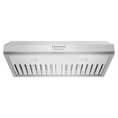 Kitchenaid® 36" 585 CFM Motor Class Commercial-Style Under-Cabinet Range Hood System KVUC606KSS