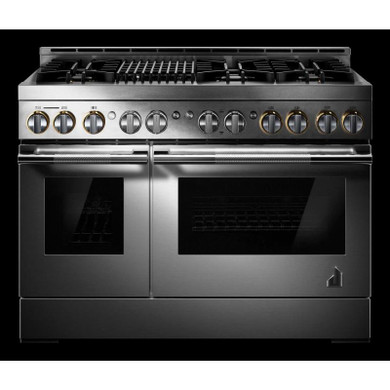 Jennair® 48" RISE™ Gas Professional-Style Range with Infrared Grill JGRP648HL