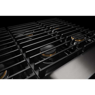 Jennair® 36" NOIR™ Gas Professional-Style Rangetop with Chrome-Infused Griddle JGCP536HM