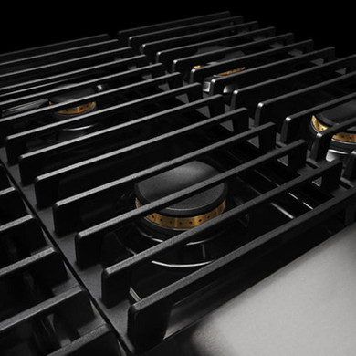Jennair® 48" NOIR™ Gas Professional-Style Rangetop with Chrome-Infused Griddle JGCP548HM