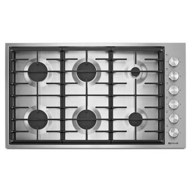 Jennair® Euro-Style 36 6-Burner Gas Cooktop JGC7636BS