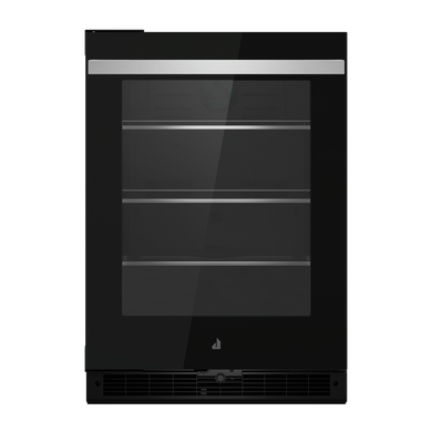 Jennair® 24 NOIR™ Under Counter Glass Door Refrigerator, Left Swing JUGFL242HM