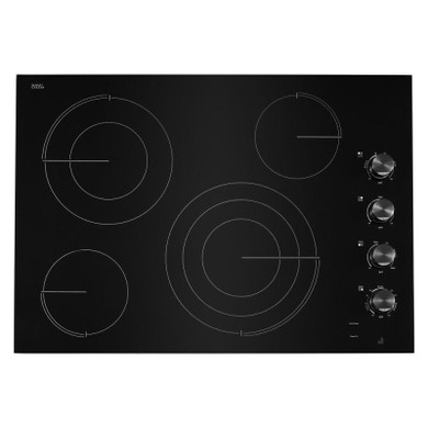Jennair® 30" Oblivion Glass Radiant Cooktop with Halo-Effect Knobs JEC3430HB