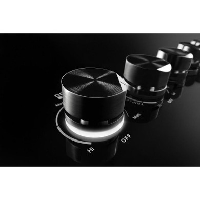 Jennair® 36" Oblivion Glass Radiant Cooktop with Halo-Effect Knobs JEC3536HB