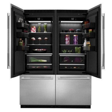 Jennair® Stainless steel panel kit with RISE™ custom-knurled handles JKCHR302ML