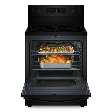 Whirlpool® 30-inch Energy Star Electric Range with Air Cooking Technology, No Preheat Air Fry and Air Baking and Self Clean YWFES5030RB