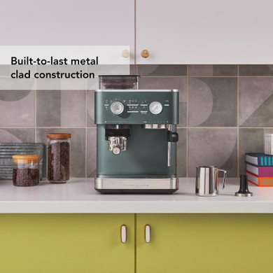 Kitchenaid® Semi Automatic Espresso Machine with Burr Grinder KES6551JP