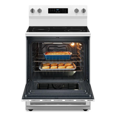 Maytag® 30-Inch Convection Electric Range With No Preheat Air Fry and Air Baking - 5.3 Cu. Ft. YMFES6030RW