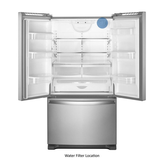 36-inch Wide French Door Refrigerator with Water Dispenser - 25 cu. ft. WRF535SWHZ