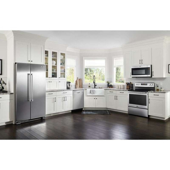 Maytag® 36-Inch Wide Side-by-Side Refrigerator - 25 cu. ft. MSS25N4MKZ