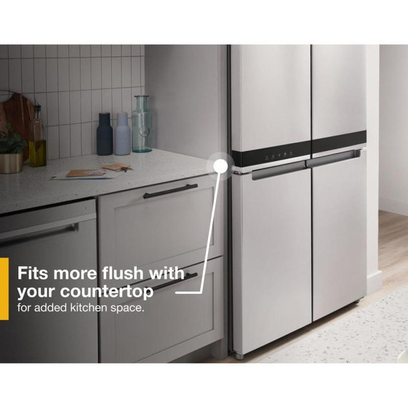 Whirlpool® 36-inch Wide Counter Depth 4 Door Refrigerator - 19.4 cu. ft. WRQA59CNKZ