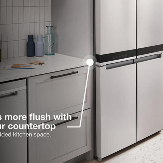 Whirlpool® 36-inch Wide Counter Depth 4 Door Refrigerator - 19.4 cu. ft. WRQA59CNKZ