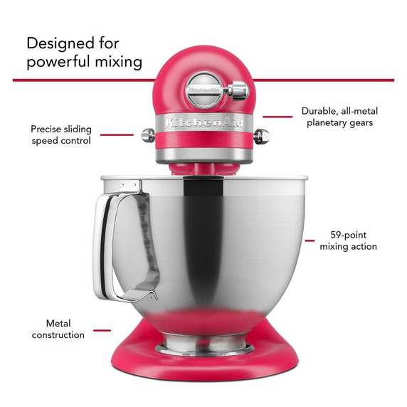 Kitchenaid® 2023 Colour of the Year Hibiscus Stand Mixer KSM195PSHI