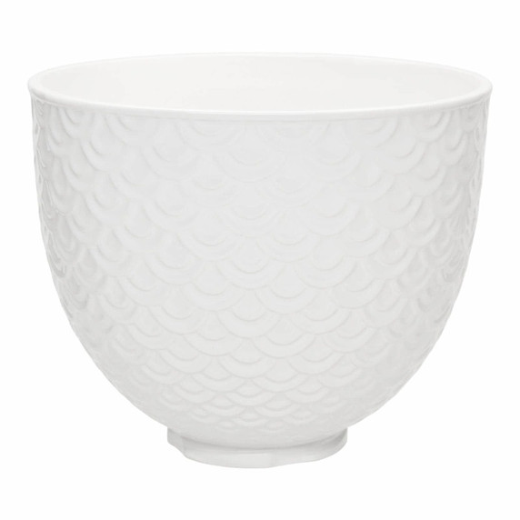 Kitchenaid® 5 Quart White Mermaid Lace Ceramic Bowl KSM2CB5TWM
