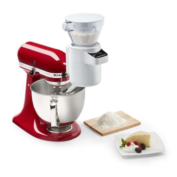 Kitchenaid® Limited Edition Heritage Artisan® Stand Mixer, Sifter Scale Attachment and Hand Blender Bundle KSM180BDL2