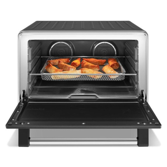 Kitchenaid® Dual Convection Countertop Oven with Air Fry and Temperature Probe KCO224BM
