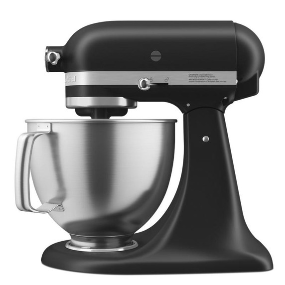 KitchenAid 5 Quart Tilt-Head Stand Mixer With Brushed Stainless Steel Bowl KSM192XDBM