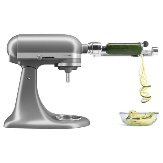 Kitchenaid® Artisan® Series Tilt-Head Stand Mixer with Premium Accessory Pack KSM195PSCU