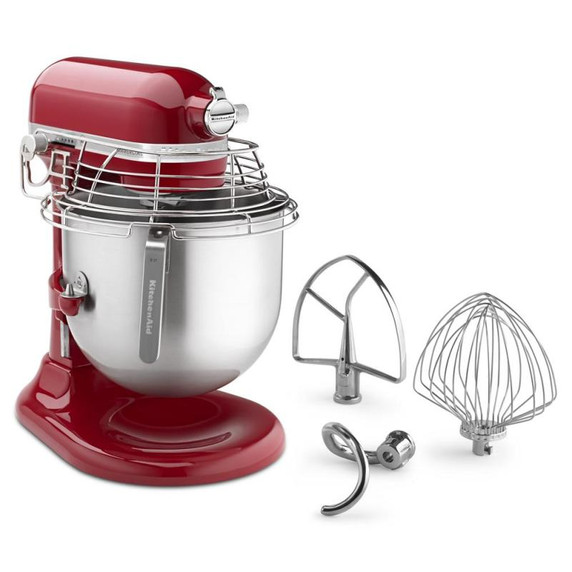 Kitchenaid® NSF Certified® Commercial Series 8-Qt Bowl Lift Stand Mixer with Stainless Steel Bowl Guard KSMC895ER