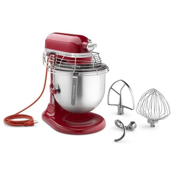 Kitchenaid® NSF Certified® Commercial Series 8-Qt Bowl Lift Stand Mixer with Stainless Steel Bowl Guard KSMC895ER