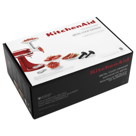 Kitchenaid® Metal Food Grinder Attachment KSMMGA