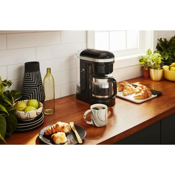 Kitchenaid® 12 Cup Drip Coffee Maker with Spiral Showerhead KCM1208OB