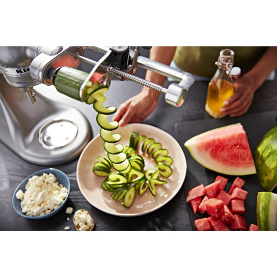 Kitchenaid® 5 Blade Spiralizer with Peel, Core and Slice KSM1APC Kitchenaid® 5 Blade Spiralizer with Peel, Core and Slice KSM1APC