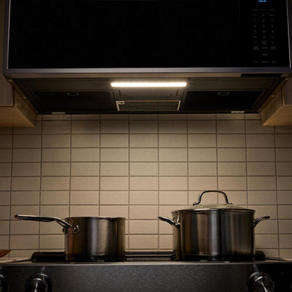 Kitchenaid® Smart Low Profile Microwave Hood Combination with Dual Fan Ventilation YKMML550RPS