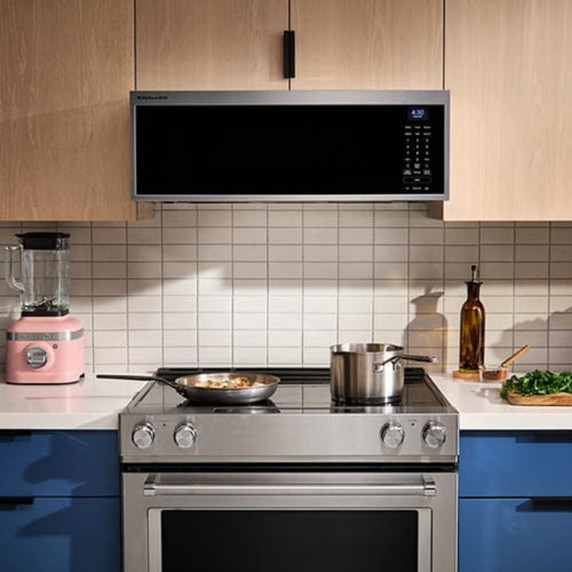 Kitchenaid® Smart Low Profile Microwave Hood Combination with Dual Fan Ventilation YKMML550RPS