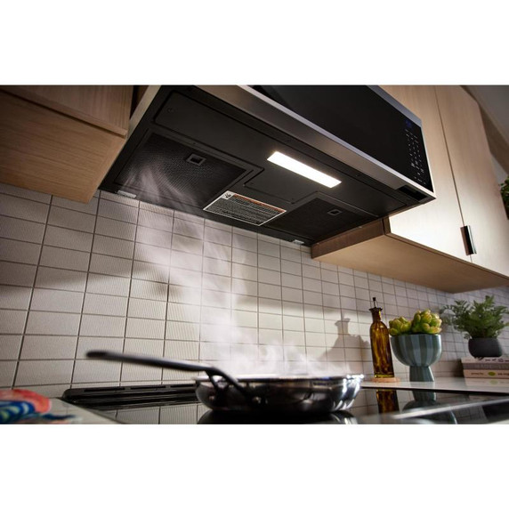 Kitchenaid® Smart Low Profile Microwave Hood Combination with Dual Fan Ventilation YKMML550RPS