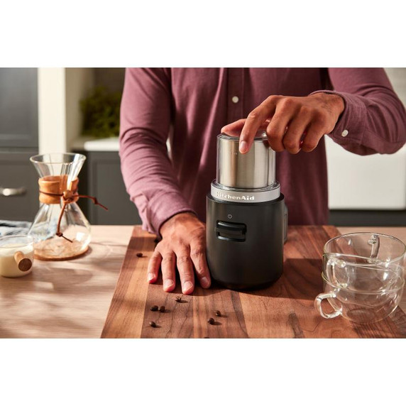 KitchenAid Go™ Cordless Blade Coffee Grinder - battery sold separately KBGR100BM