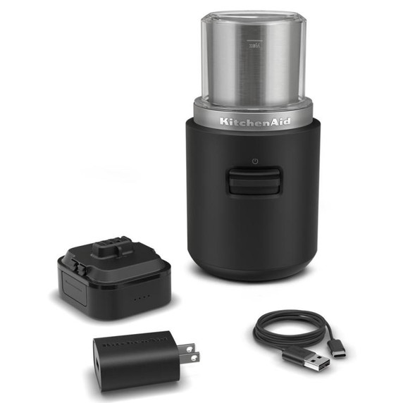 KitchenAid Go™ Cordless Blade Coffee Grinder - battery included KBGR111BM